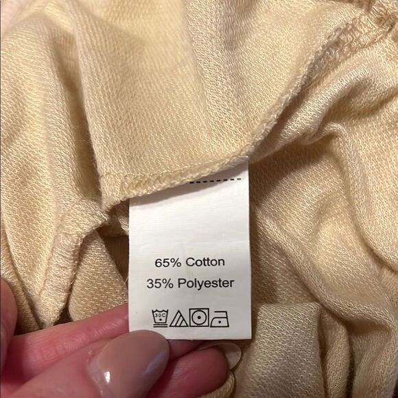 Cream Crewneck Long Sleeve Shirt - Picture 7 of 7